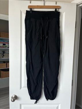 Dance Studio Black Drawstring Jogger Pants
